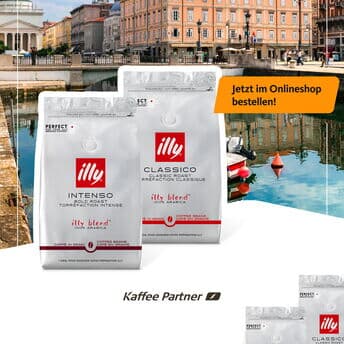 Neu im Shop: illy Bohnen. ☕️

Zwei Röstungen. Ein Qualitätsversprechen:
100 % Arabica und präzise geröstet für konstant starken Kaffee im Büro.

🔴 illy Classico | mittlere Röstung – weich, ausgewogen, rund
⚫️ illy Intenso | dunklere Röstung – kräftig, aromatisch, intensiv

👉 Jetzt im Kaffee Partner Shop entdecken und fürs Team bestellen. Link in Bio.

#KaffeePartner #illy #Bürokaffee