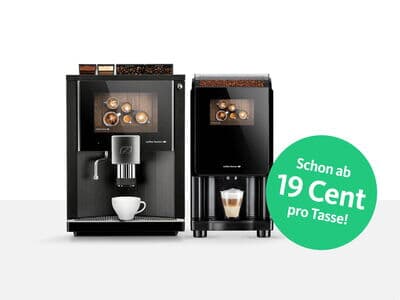 Kaffee Partner Kaffeeautomaten für Unternehmen mieten - günstig ab 19 Cent pro Getränk