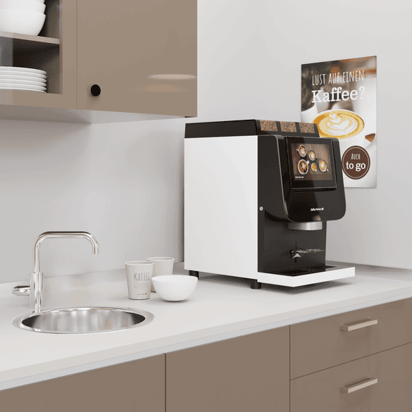 Barista-suprema-in-buerokueche-weiss