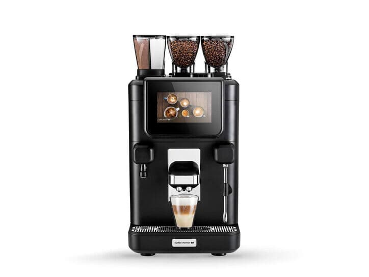 Kaffeemaschine "Barista Ultima" von Kaffee Partner auf weißem Hintergrund